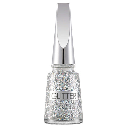 Flormar Glitter Translucent Glitter Nail Polish GL07 Sapphire Shine