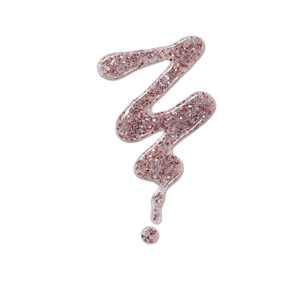 Flormar Glitter Translucent Glitter Nail Polish GL02 Pink Silver