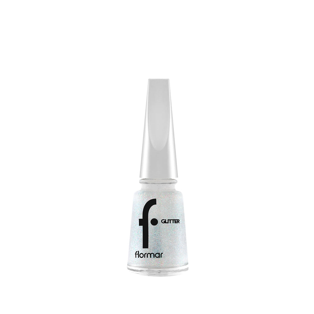 Flormar Glitter Translucent Glitter Nail Polish GL37 Glitter Touch