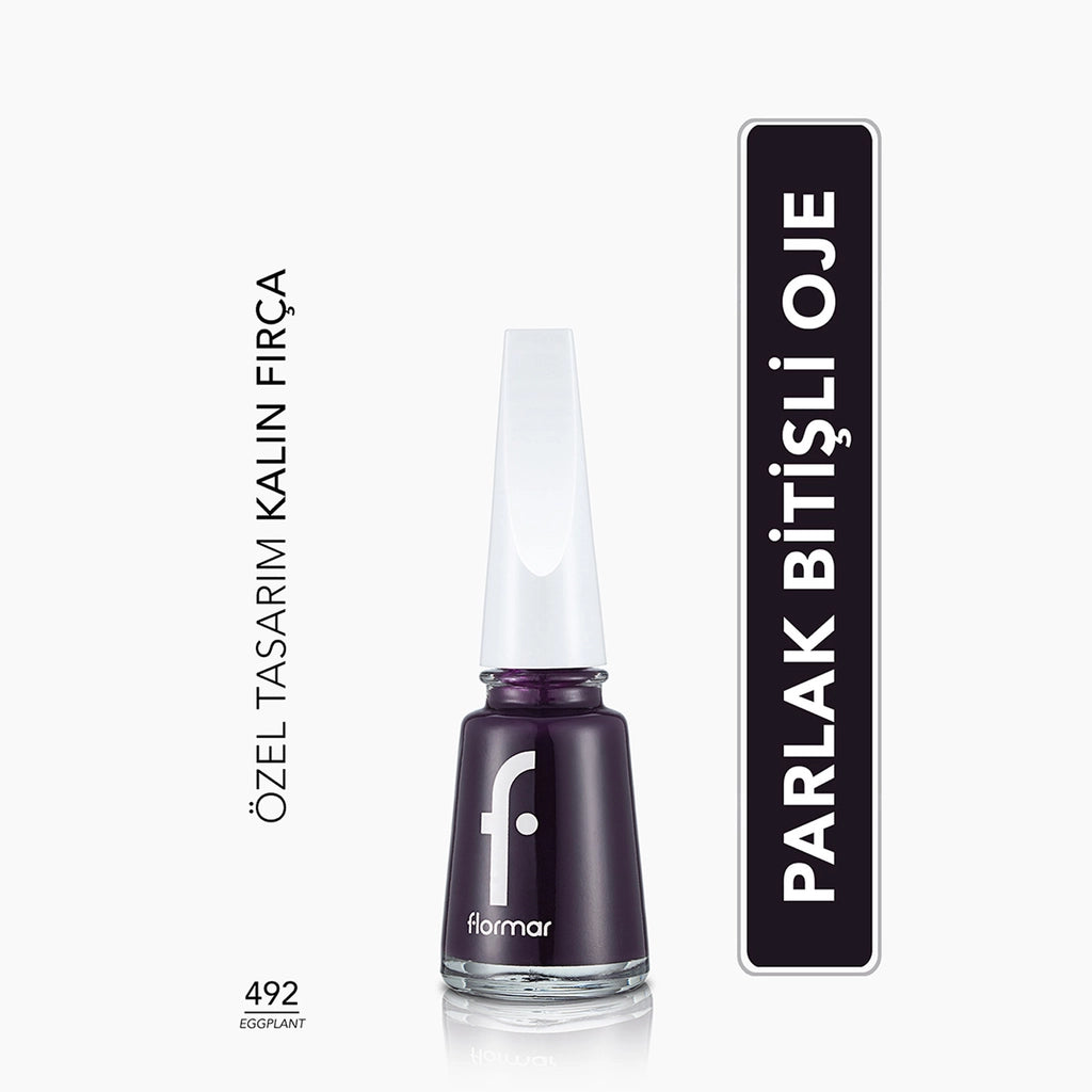 Flormar Nail Enamel Intensely Pigmented Nail Polish 310 Snow White