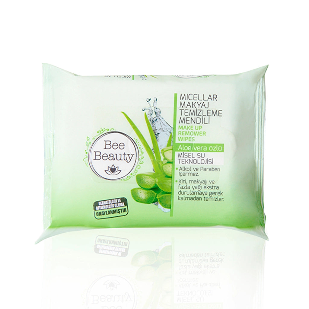 Bee Beauty Micellar Makeup Remover Wipes 25 Pack