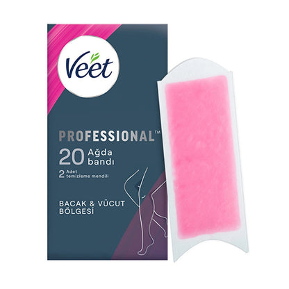 Veet Professional Waxing Strips Normal Skin 20pcs