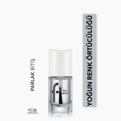 Flormar Full Color Extra Intense Pigmented Nail Polish FC08 Optimistic Red