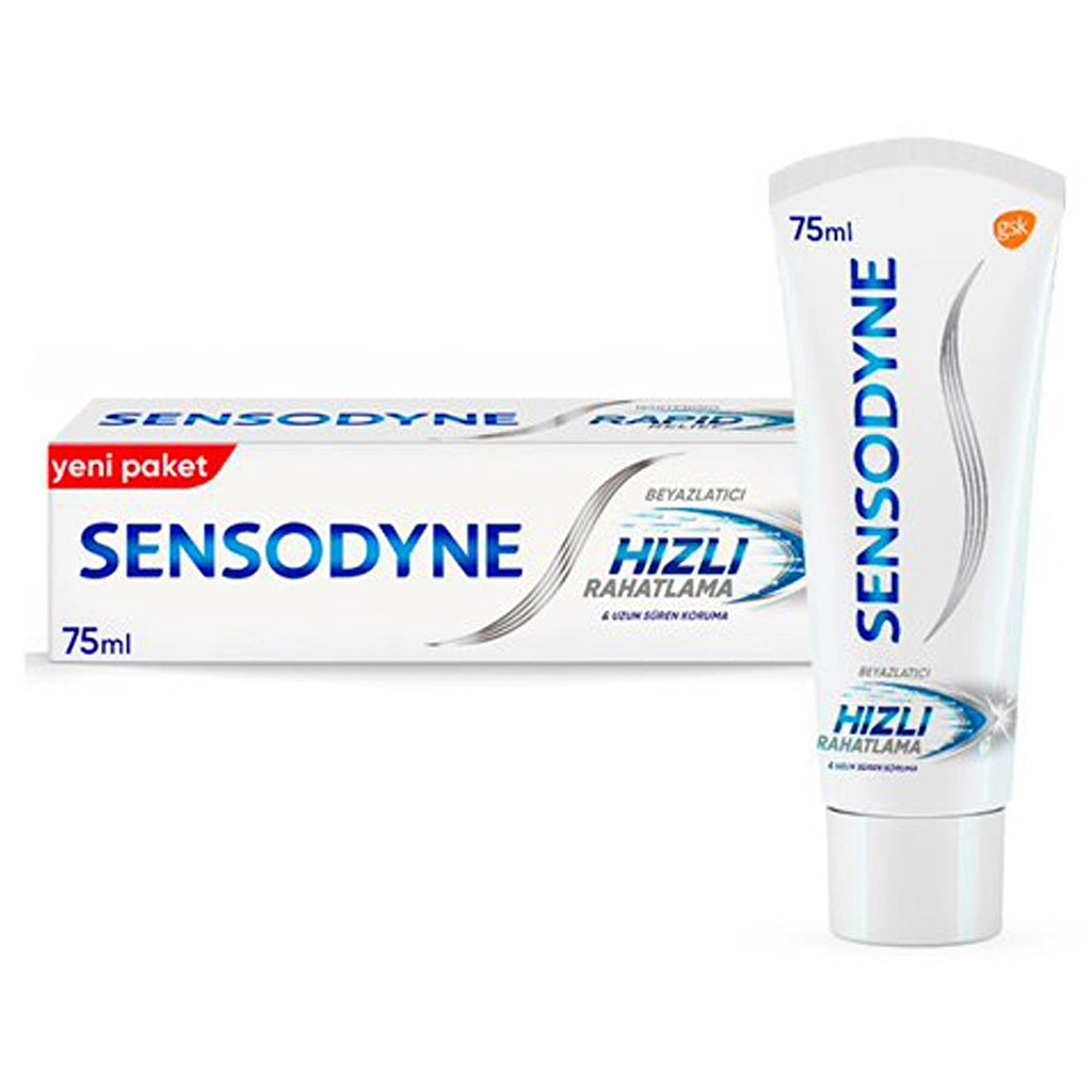 Sensodyne Toothpaste Fast Relief Whitening 75 ml