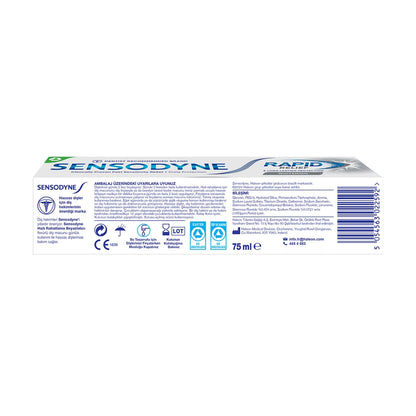 Sensodyne Toothpaste Fast Relief Whitening 75 ml