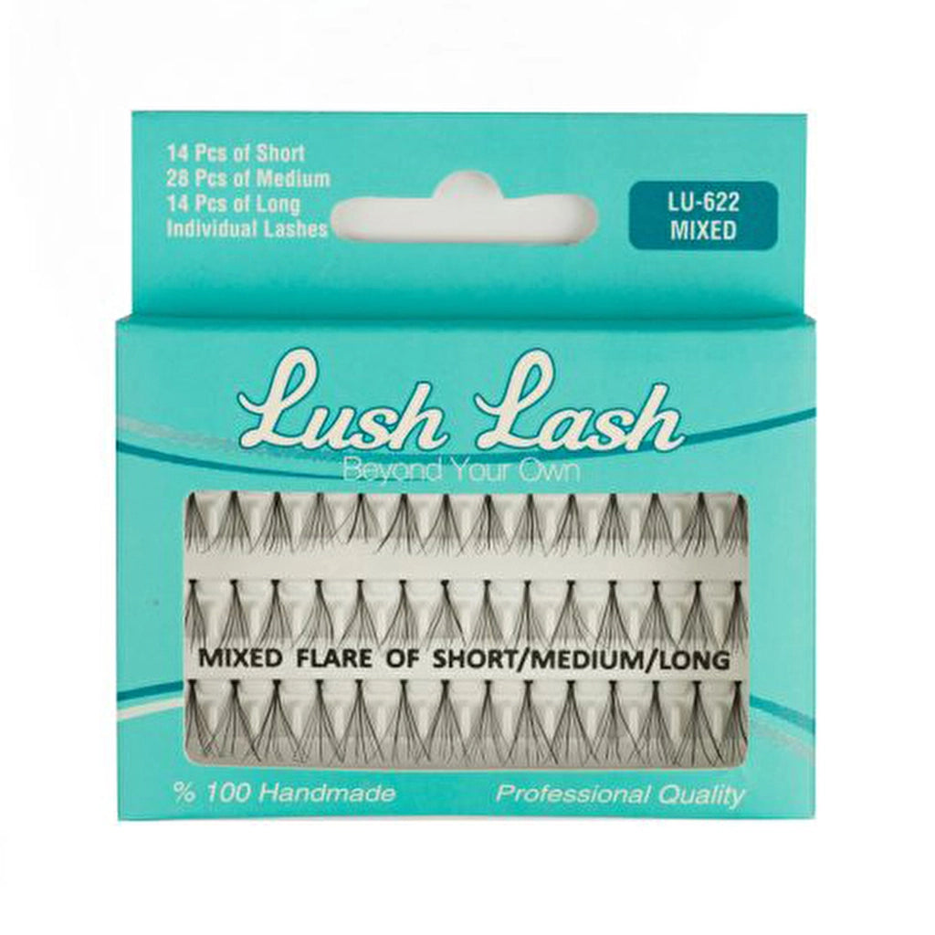 Lush Lash Single False Eyelash Mixed LU-622 56-Piece