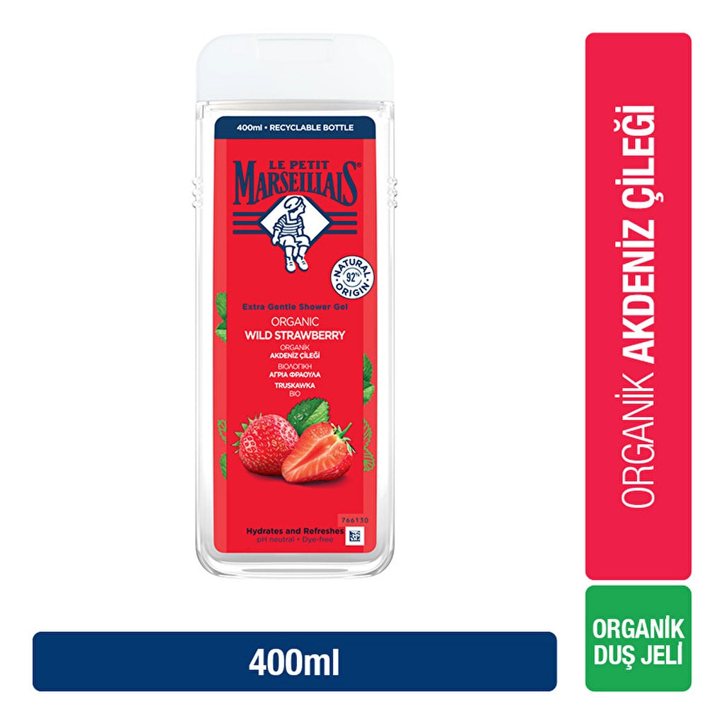 Le Petit Marseillais Shower Gel Strawberry 400 ml