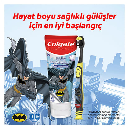 Colgate Barbie &amp; Batman Toothpaste 75 ml - Toothbrush Oral Care Package (Assorted)