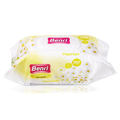 Benri Wet Wipes Daisy 120 pcs