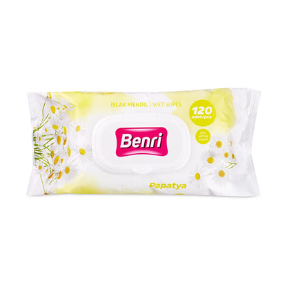 Benri Wet Wipes Lavender 120 pcs