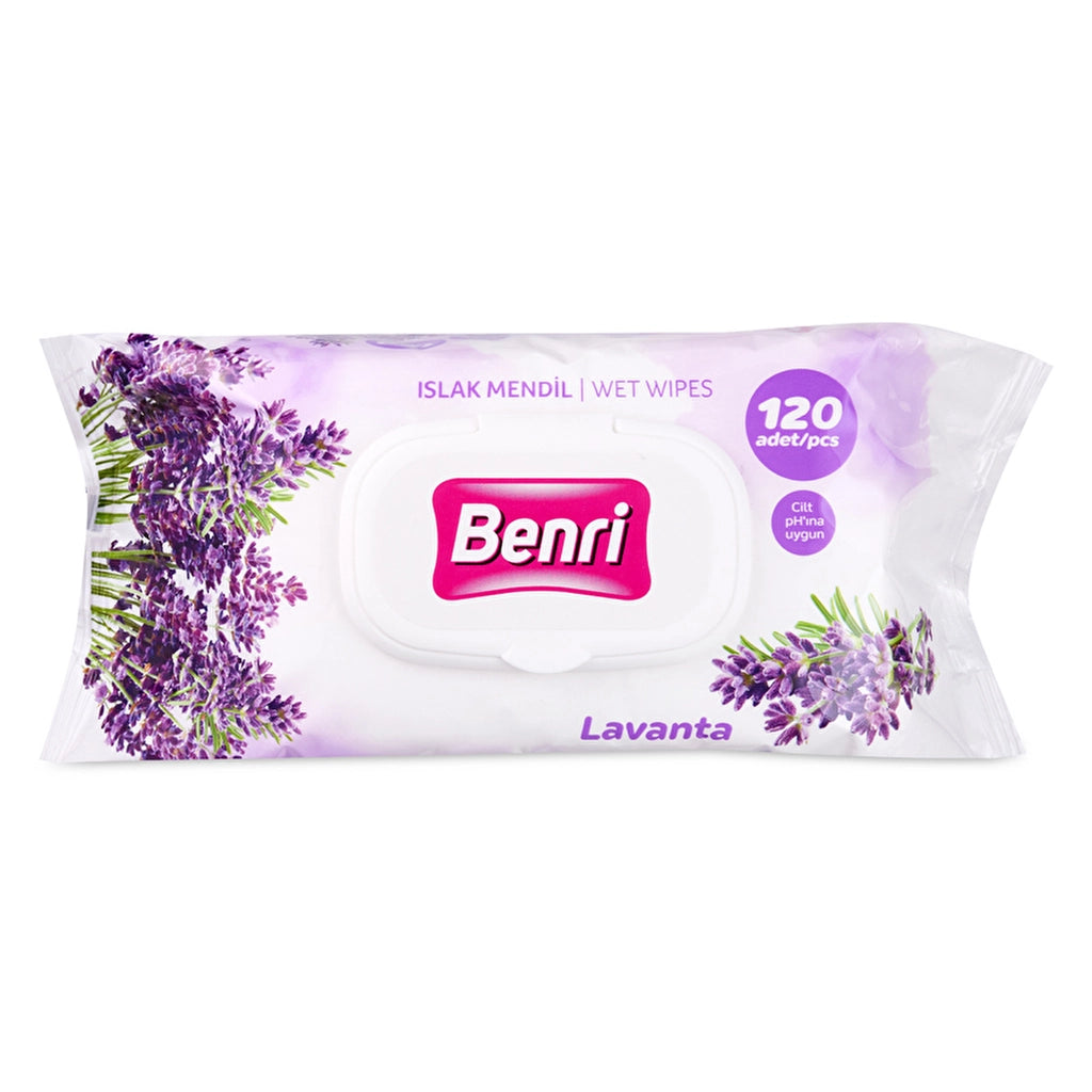 Benri Wet Wipes Aloe Vera 120 pcs