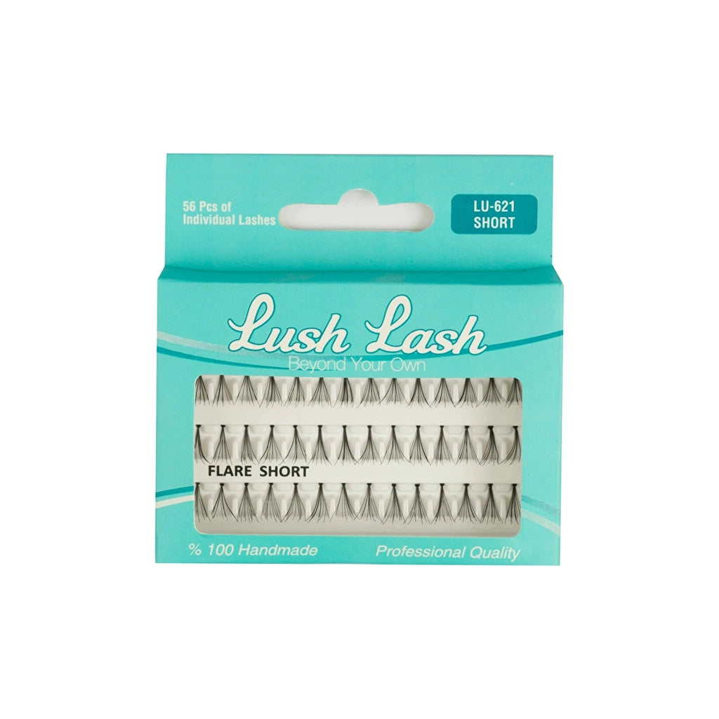 Lush Lash False Eyelashes Single Short LU-621 56pcs