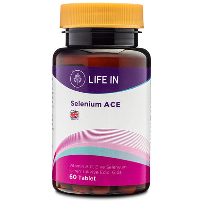 Life In Food Supplement Containing Selenium Vitamins A, C, E 60 Tablets