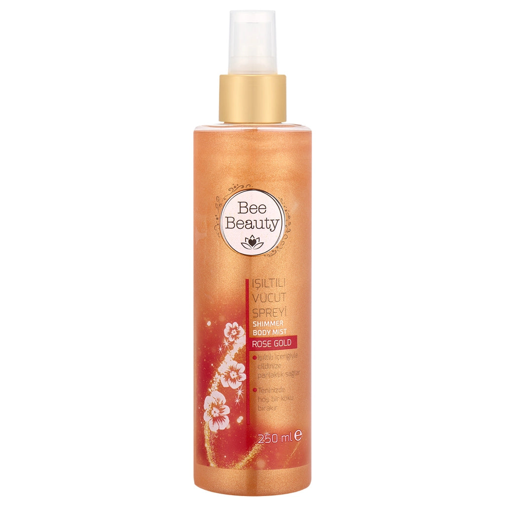 Bee Beauty Rose Gold Sparkling Body Spray 250 ml