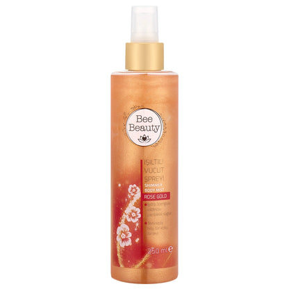 Bee Beauty Rose Gold Sparkling Body Spray 250 ml