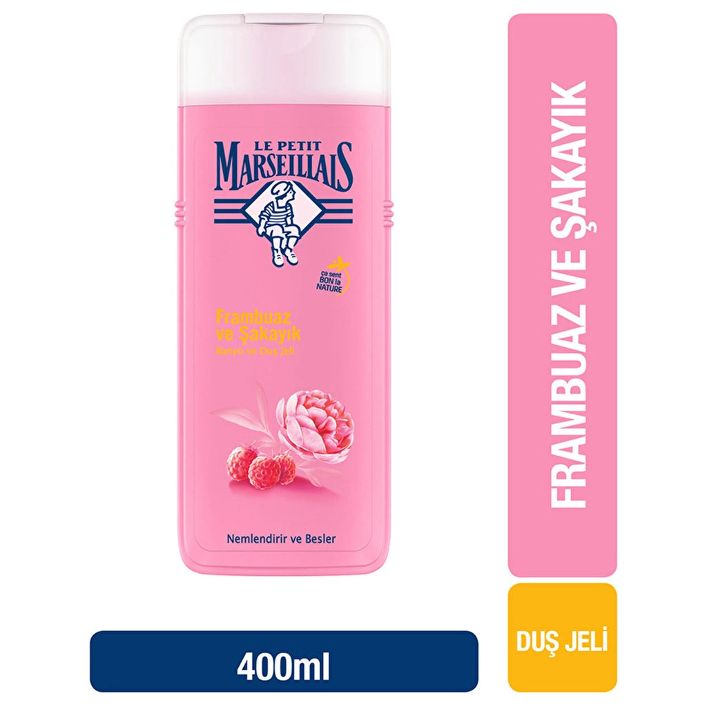 Le Petit Marseillais Shower Gel Raspberry and Peony 400 ml