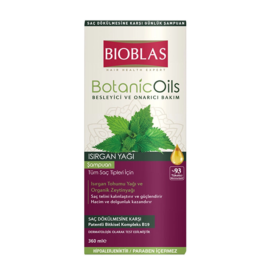Bioblas Botanic Oils Nettle Oil Shampoo 360 ml
