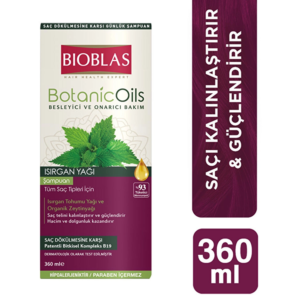 Bioblas Botanic Oils Nettle Oil Shampoo 360 ml