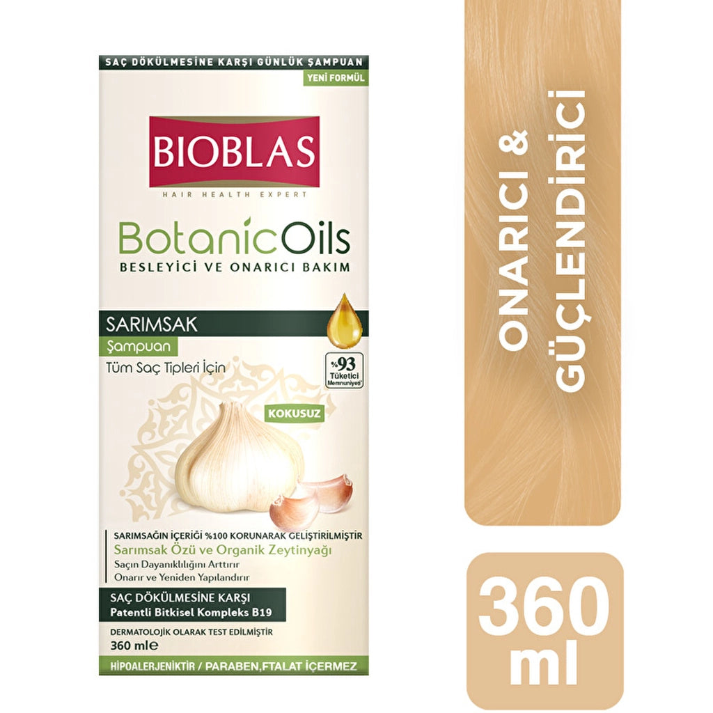 Bioblas Botanic Oils Garlic Shampoo 360 ml