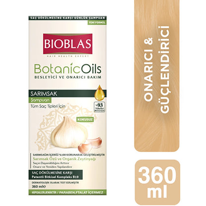 Bioblas Botanic Oils Garlic Shampoo 360 ml