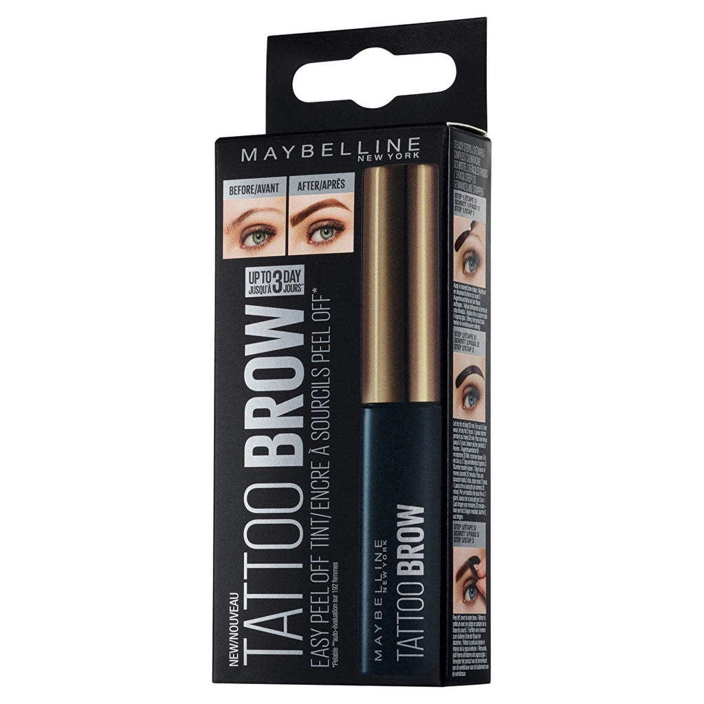 Maybelline New York Brow Tattoo Gel Tint Eyebrow Gel Medium Brown