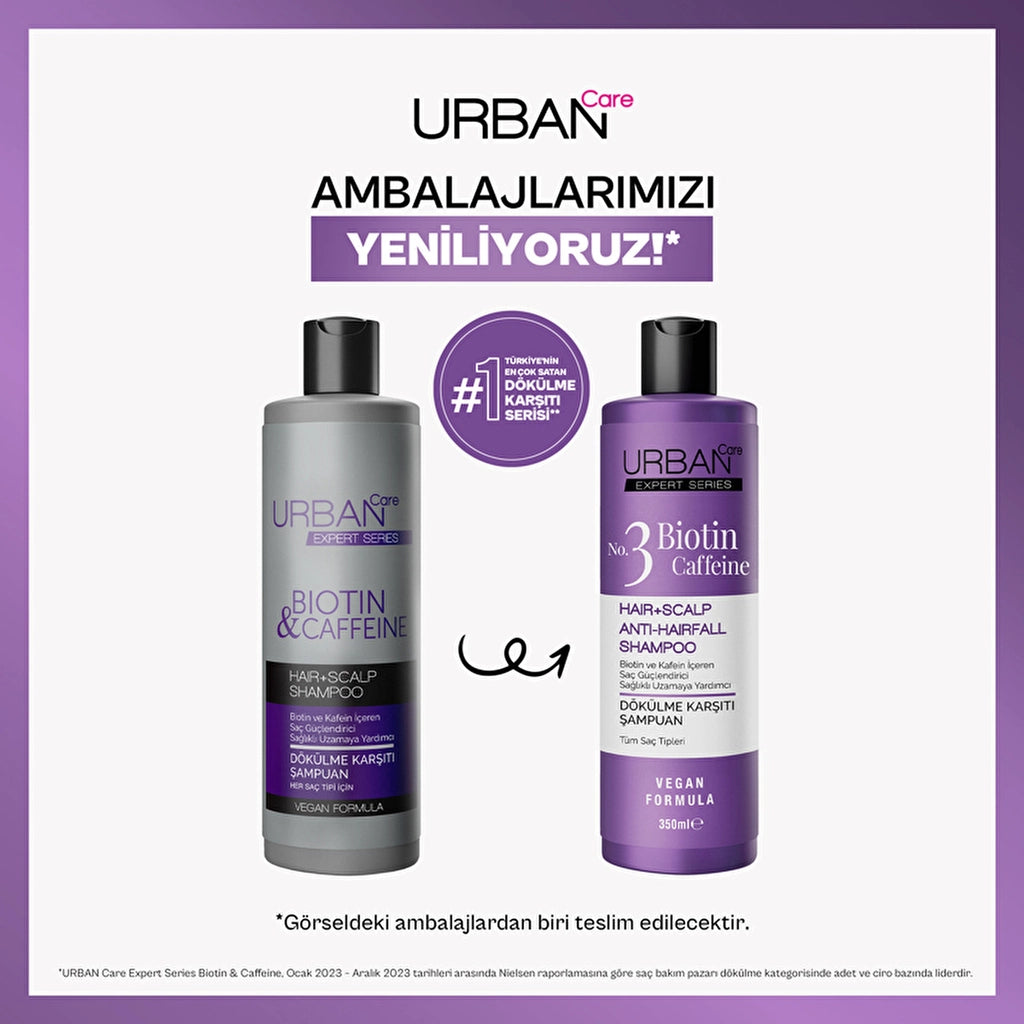 Urban Care Expert Series Biotin &amp; Caffeine Anti-Hair Care Shampoo 350 ml