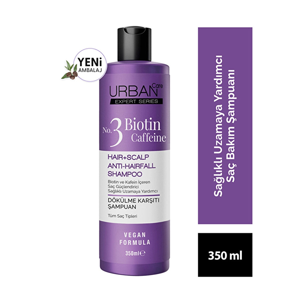 Urban Care Expert Series Biotin &amp; Caffeine Anti-Hair Care Shampoo 350 ml