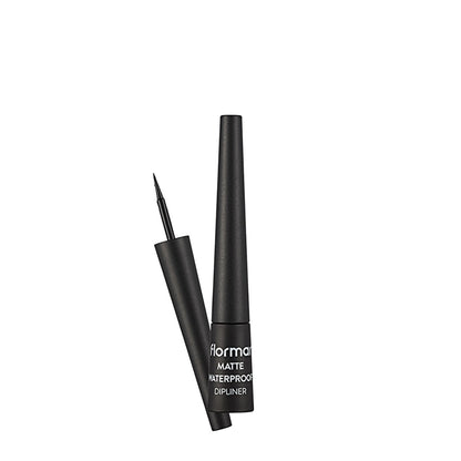 Flormar Matte Waterproof Intensely Pigmented and Matte Finish Dipliner 001 Black