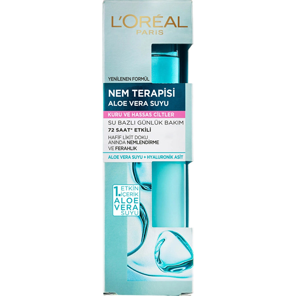 Loreal Paris Moisture Therapy Aloe Vera Juice Dry and Sensitive Skin 70 ml