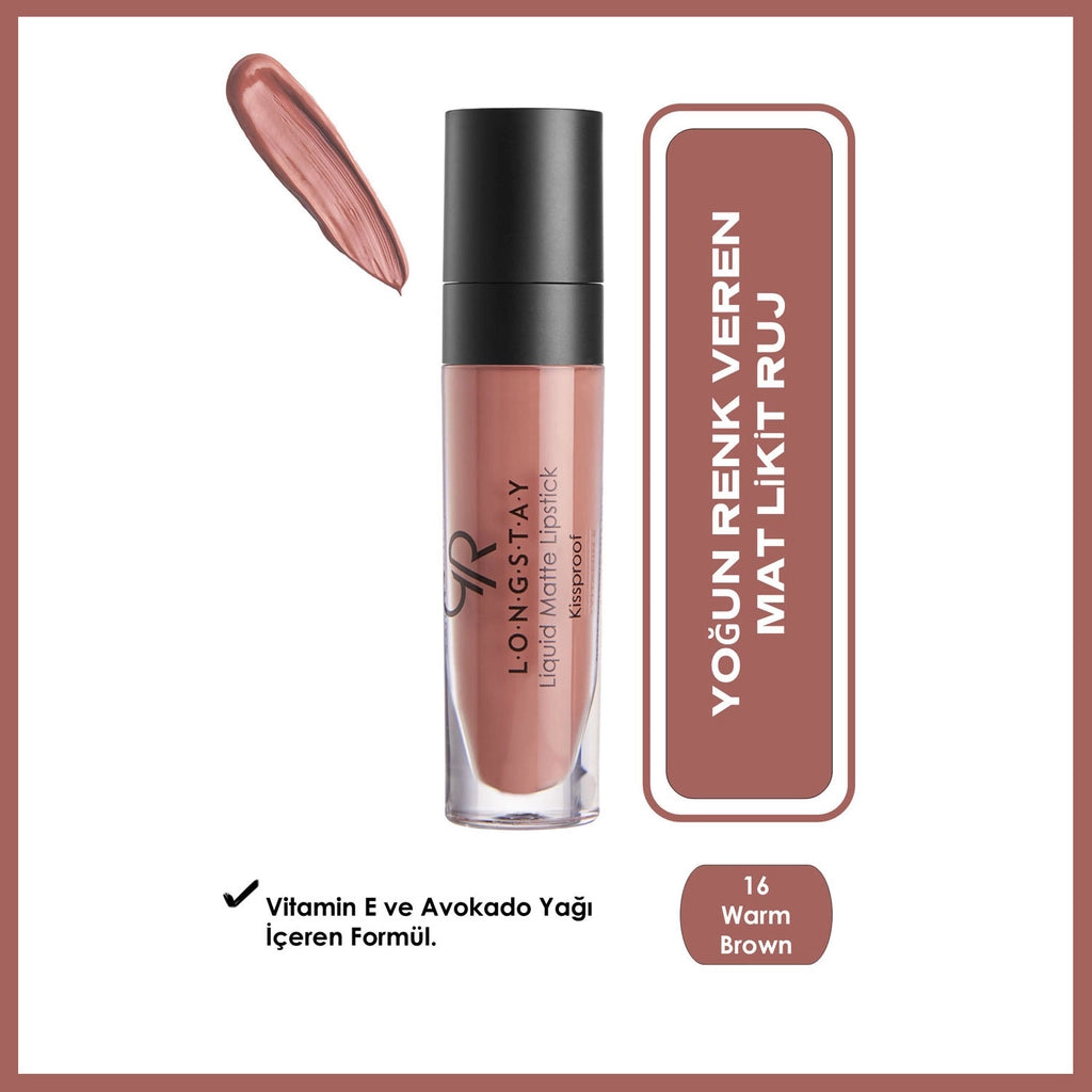 Golden Rose Longstay Liquid Matte Lipstick 22