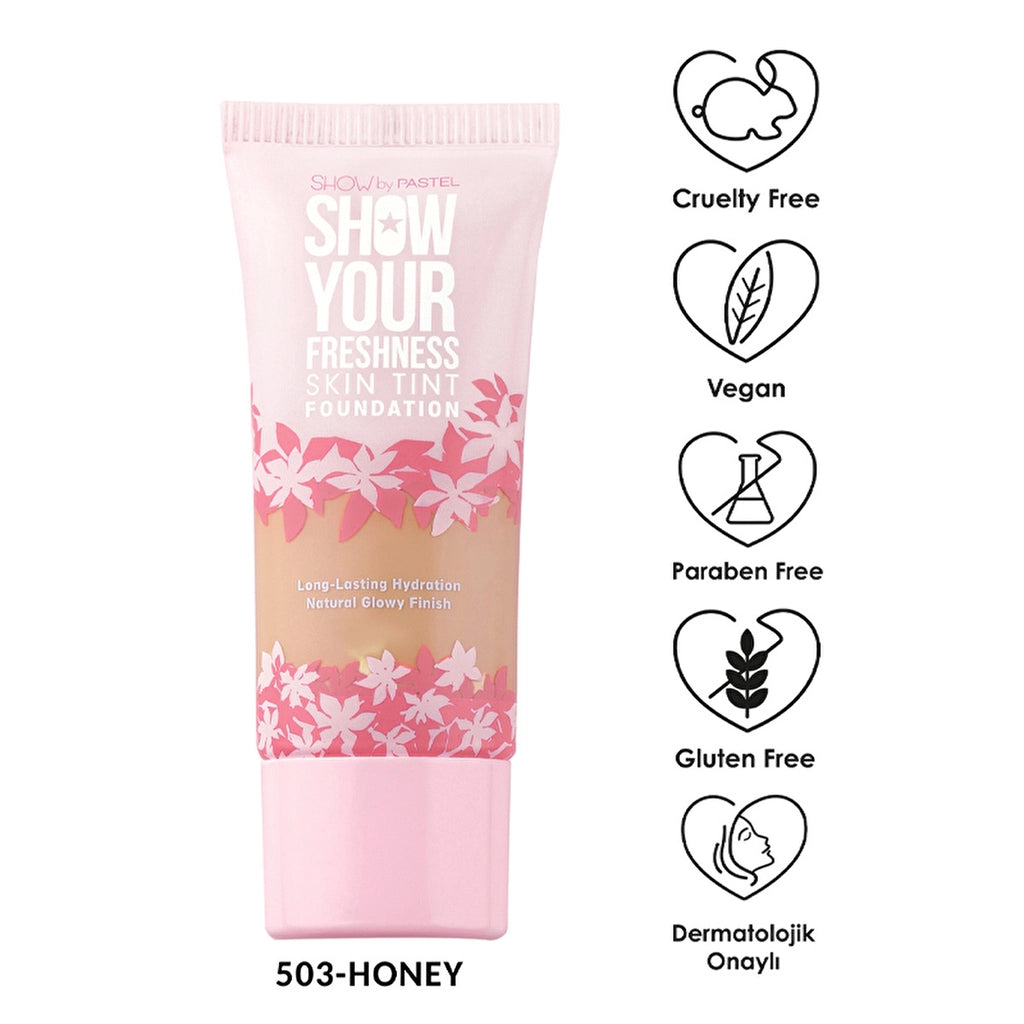 Show by Pastel Show Your Freshness Skin Tint Foundation No: 503 Honey