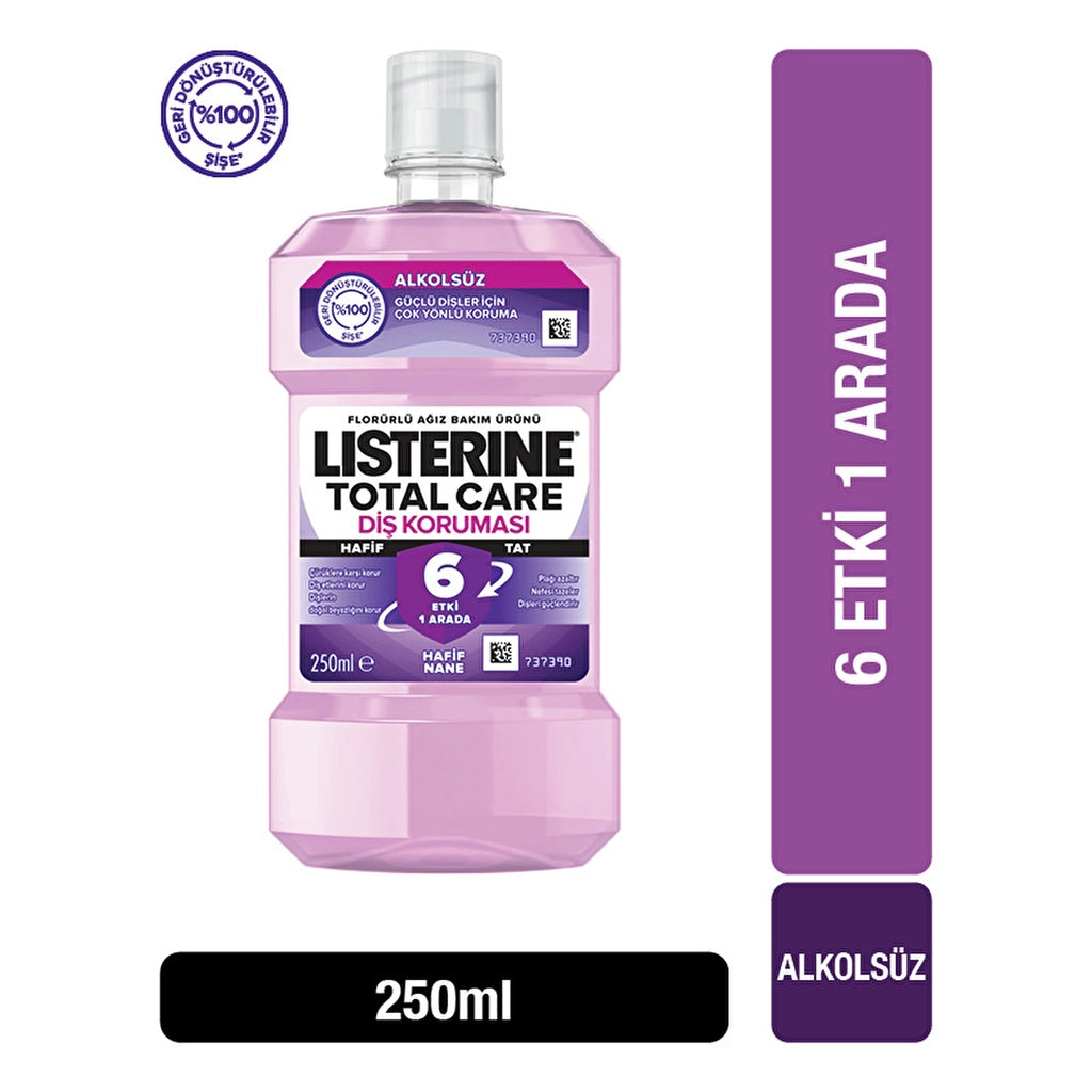 Listerine Total Care Light Taste Dental Protection Mouthwash 250 ml