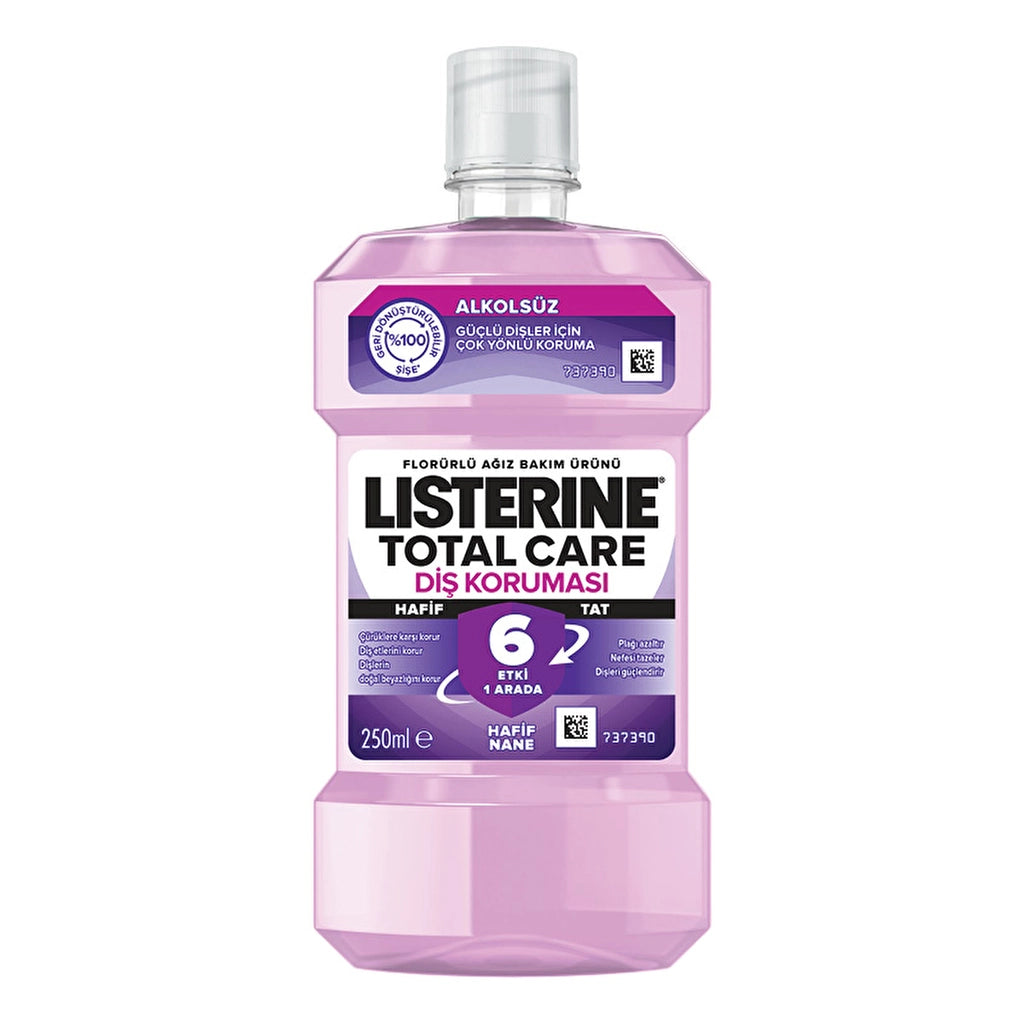 Listerine Total Care Light Taste Dental Protection Mouthwash 250 ml
