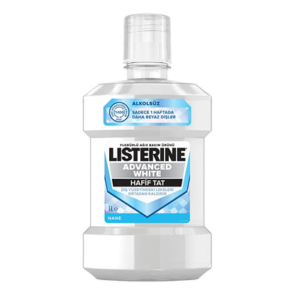 Listerine Advanced White Light Taste Mouthwash 1000 ml