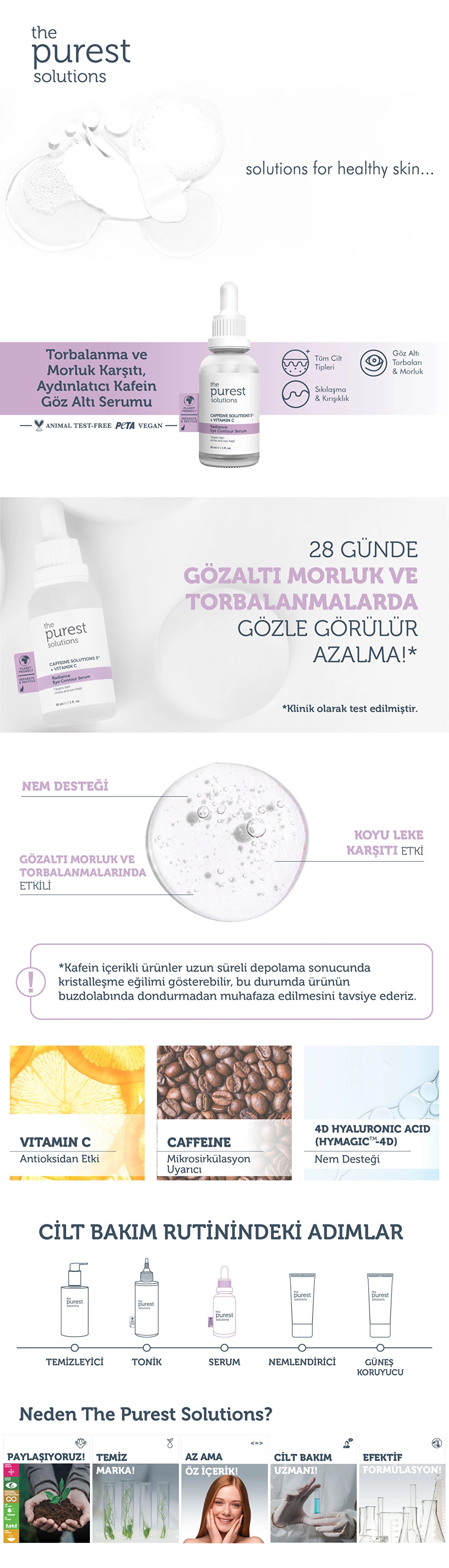 The Purest Solutions Under-Eye Brightness Supporting Care Serum 30 ml