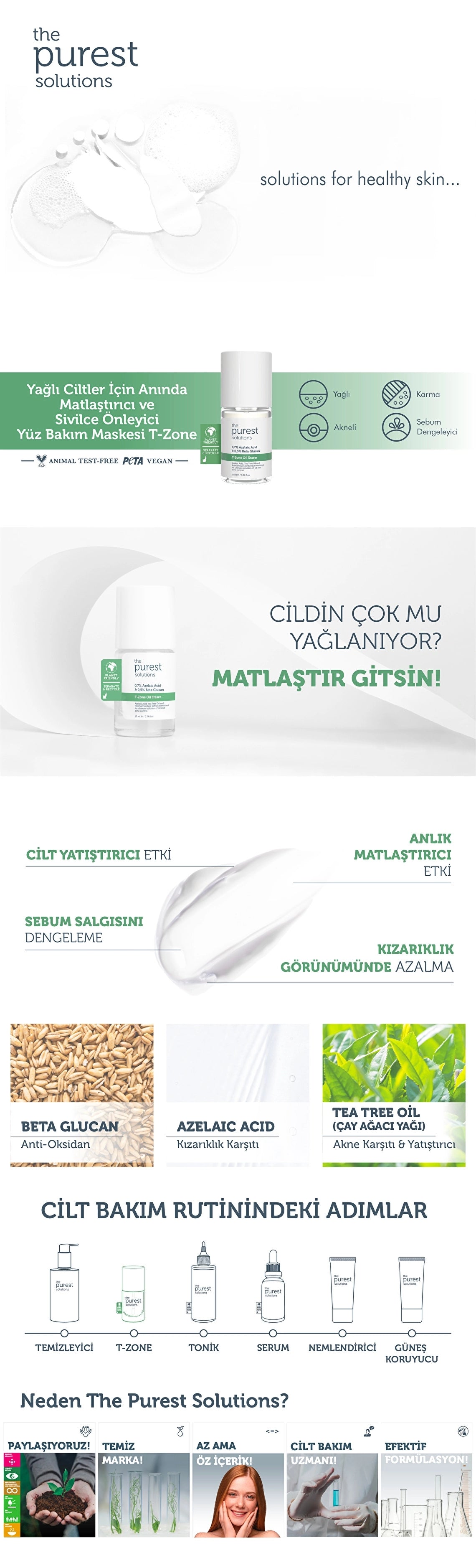 The Purest Solutions T-Zone Mattifying Mask 10 ml