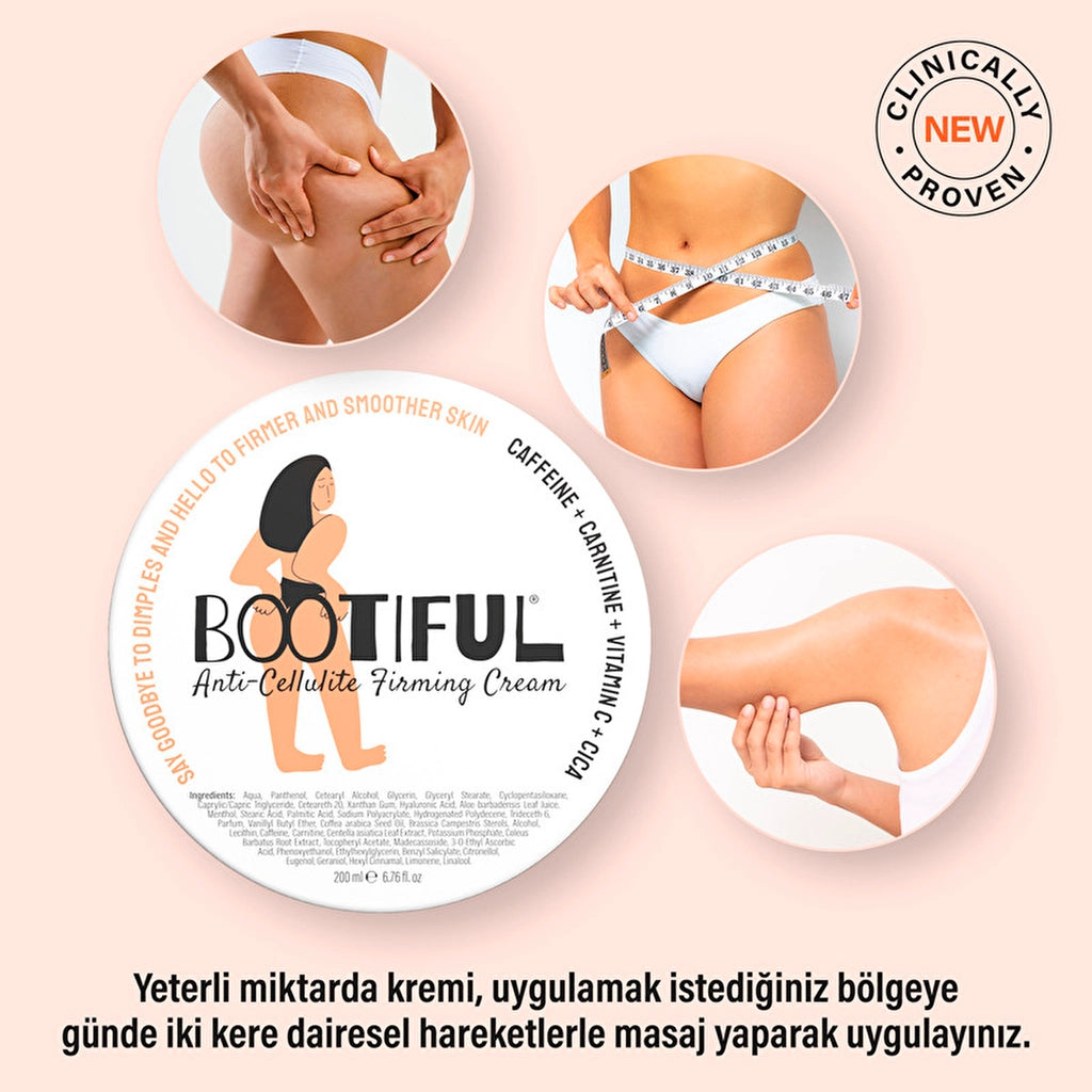 Bootiful Anti-Cellulite Firming Cream 200 ml