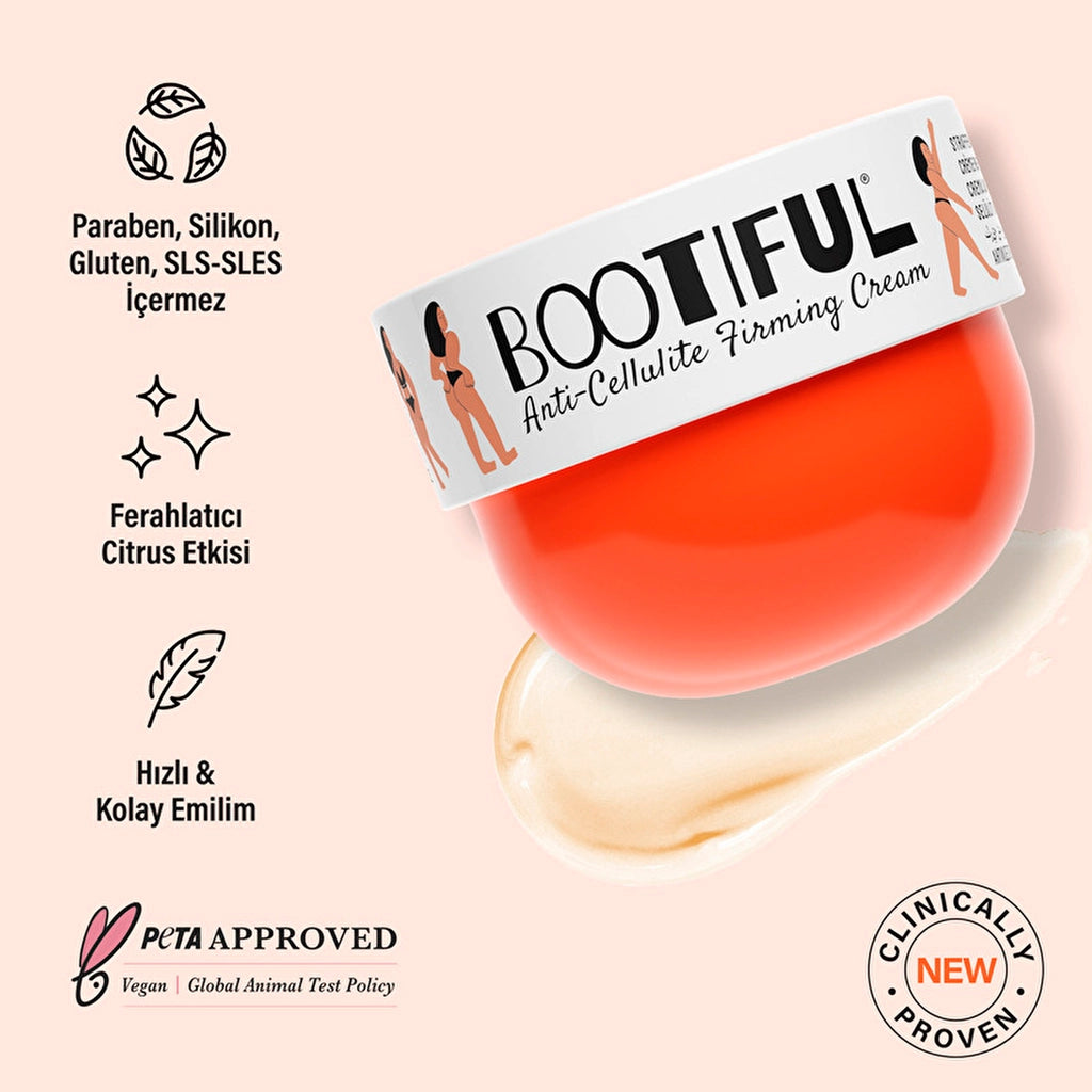 Bootiful Anti-Cellulite Firming Cream 200 ml