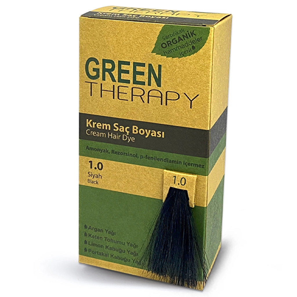 Green Therapy Cream Hair Dye 5.15 Iced Brown