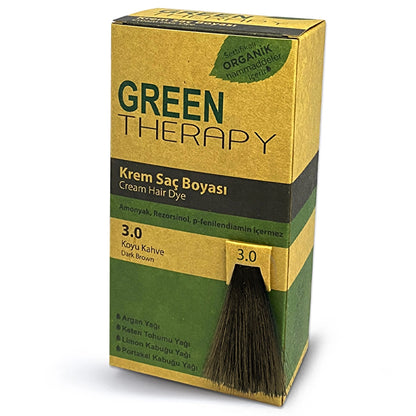 Green Therapy Cream Hair Dye 7.3 Caramel