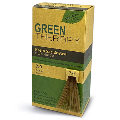 Green Therapy Cream Hair Dye 9.1 Ash Blonde