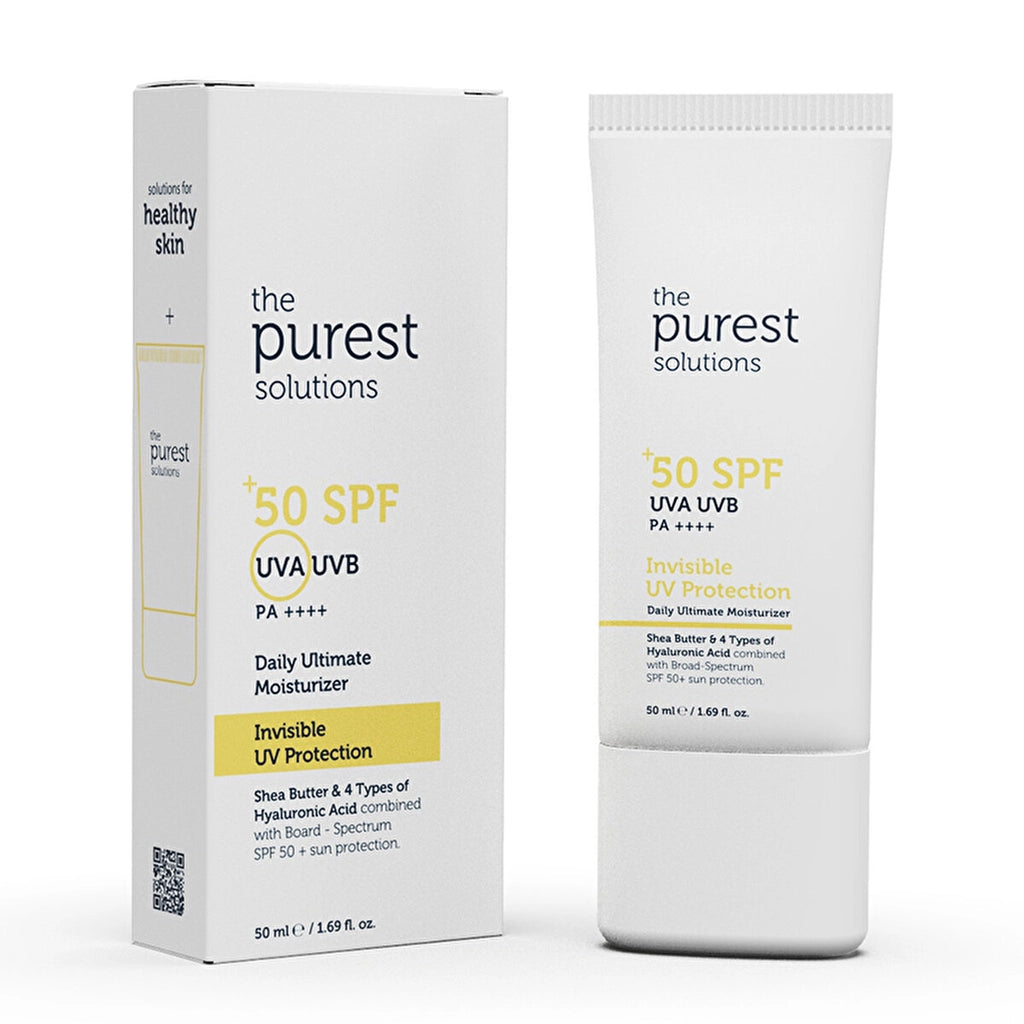 The Purest Solutions Invisible UV Protection Daily Intensive Moisturizer SPF 50+ 50 ml