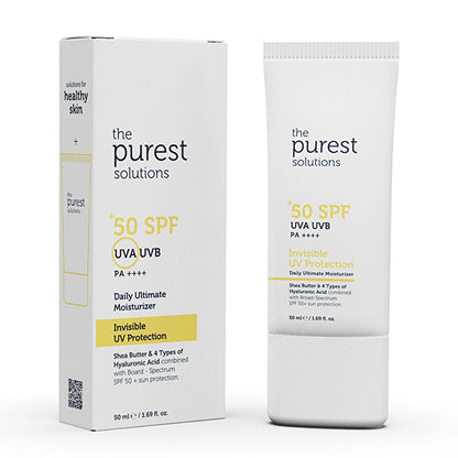 The Purest Solutions Invisible UV Protection Daily Intensive Moisturizer SPF 50+ 50 ml