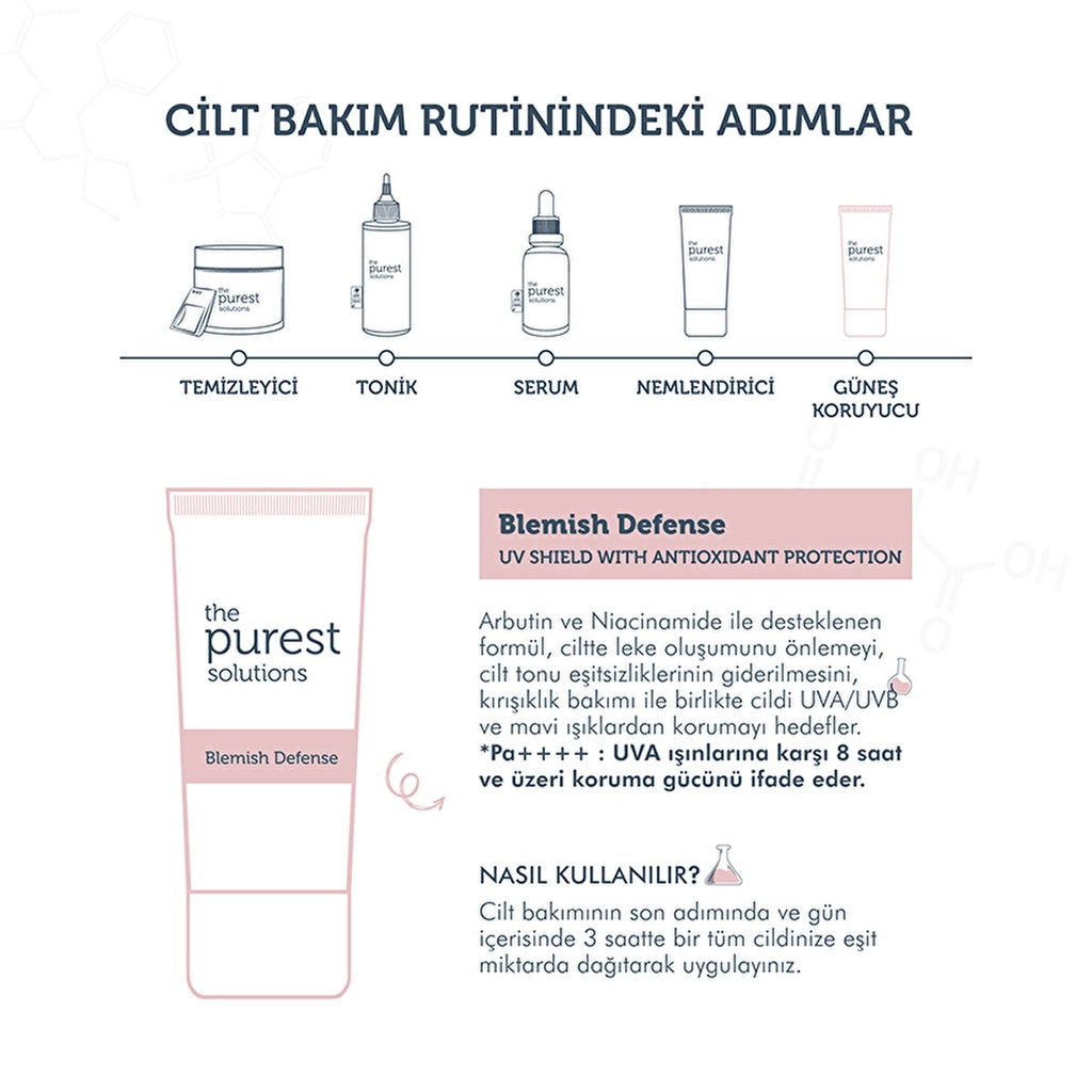 The Purest Solutions Antioxidant Supported Sun Cream for Blemished Skin 50+ SPF 50 ml