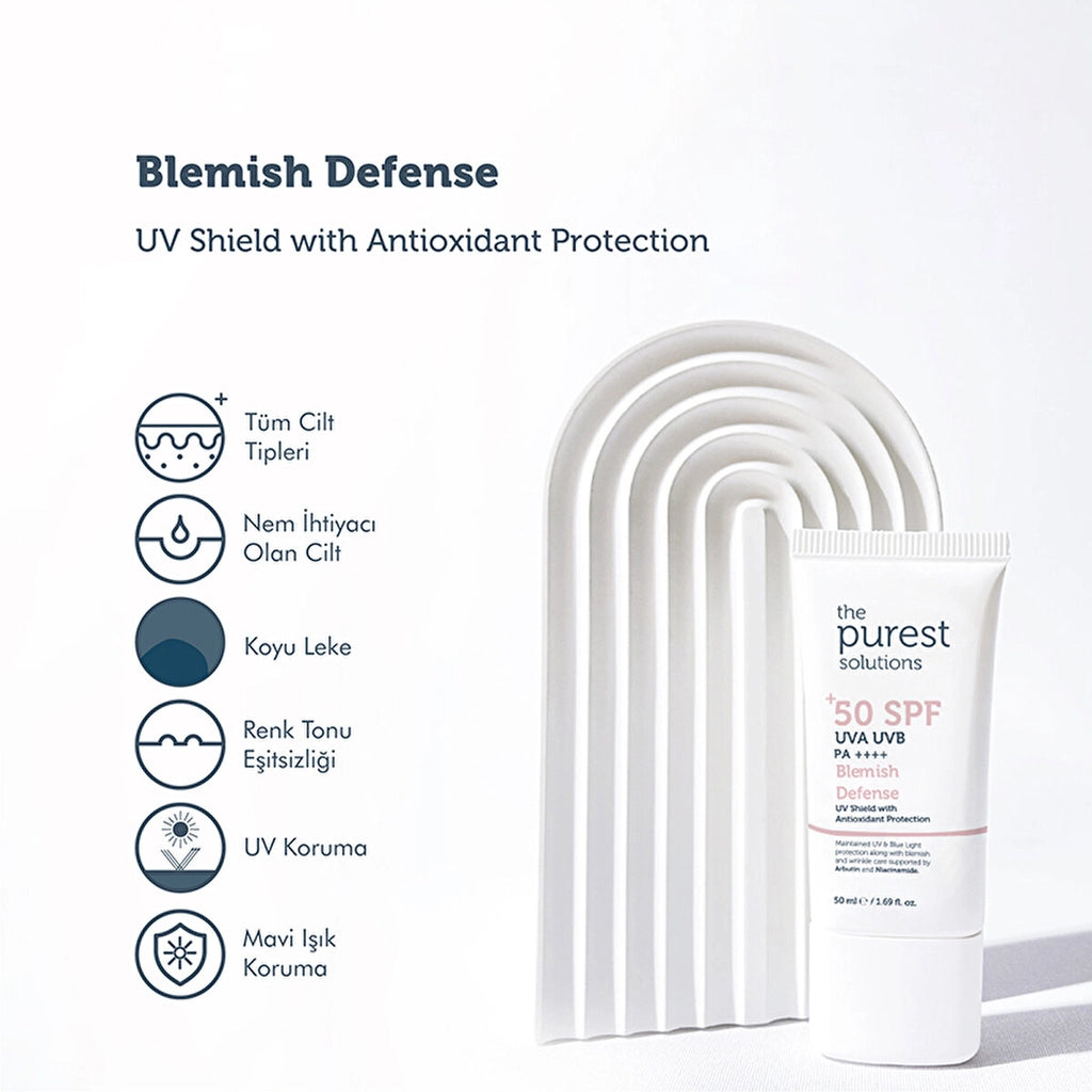 The Purest Solutions Antioxidant Supported Sun Cream for Blemished Skin 50+ SPF 50 ml