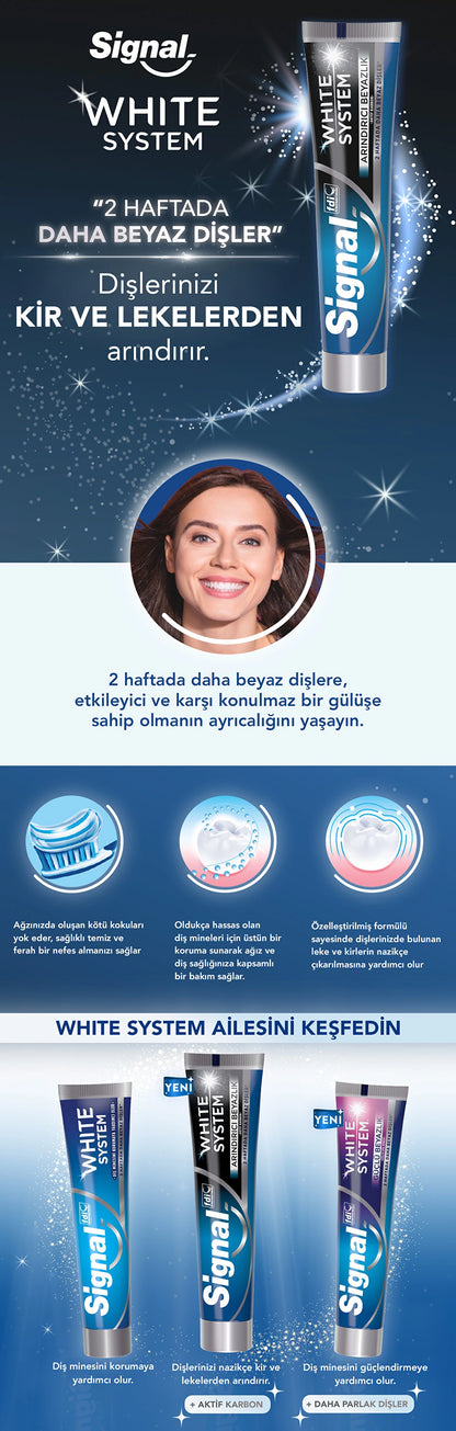 Signal White System Toothpaste Purifying Whiteness 75 ml