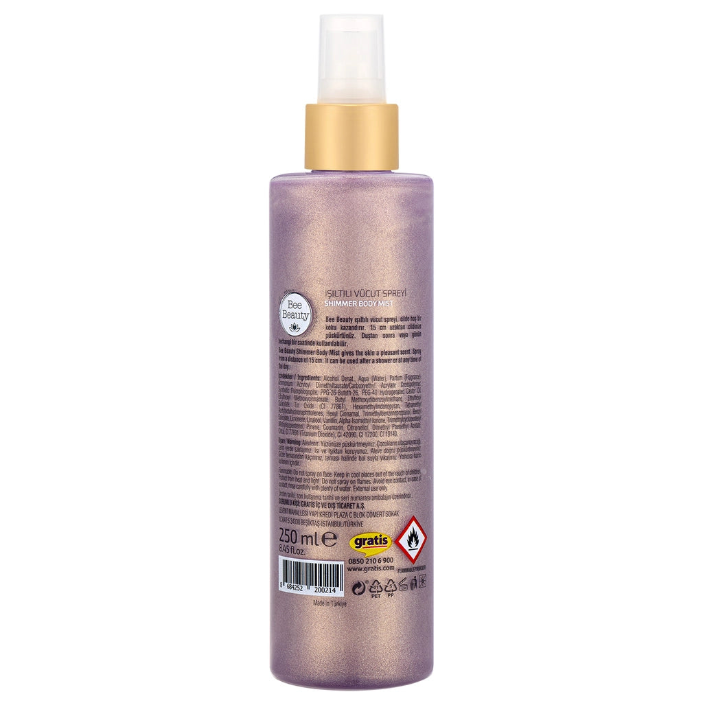 Bee Beauty Violet Shimmer Body Spray 250 ml