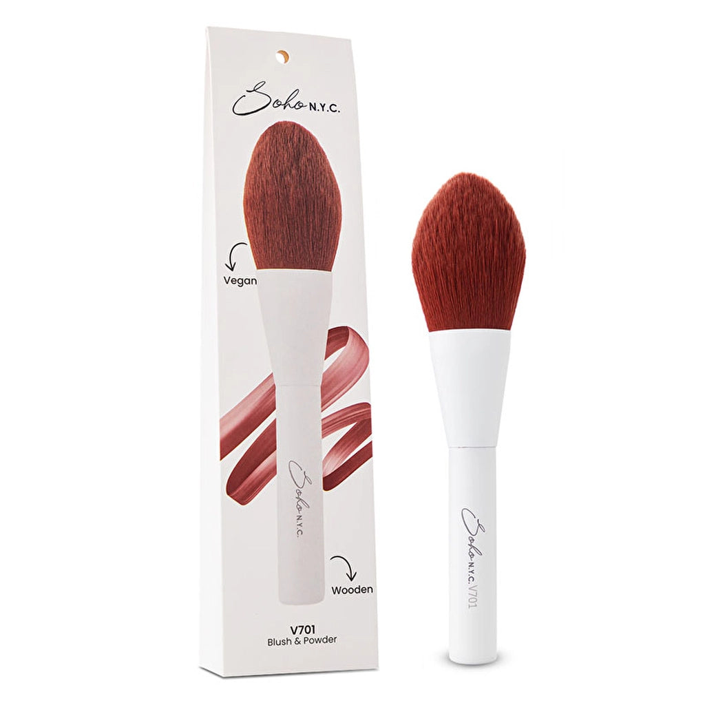 Soho N.Y.C. Vegan Flat Powder Blush Makeup Brush V701