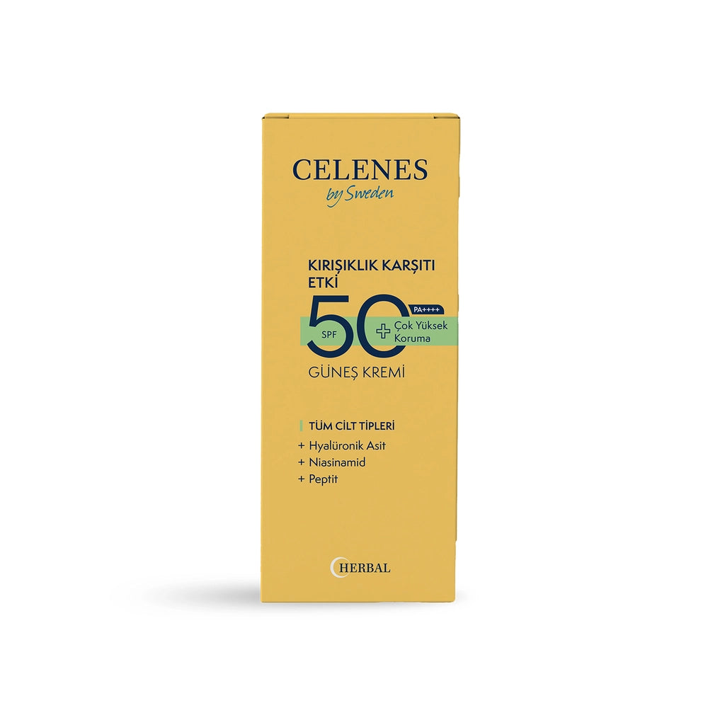 Celenes Herbal 50+SPF Anti Aging Sunscreen 50 ml