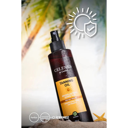 Celenes Herbal Bronzing Sun Oil 200 ml
